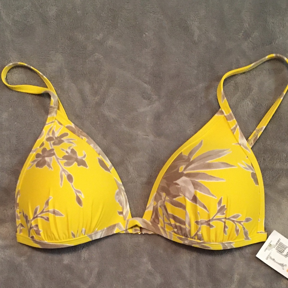 NWT Yellow Bikini - Top Only
